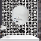 Mosaic Tiles Wallpaper PVC Waterproof Peel & Stick Mosaic Tiles