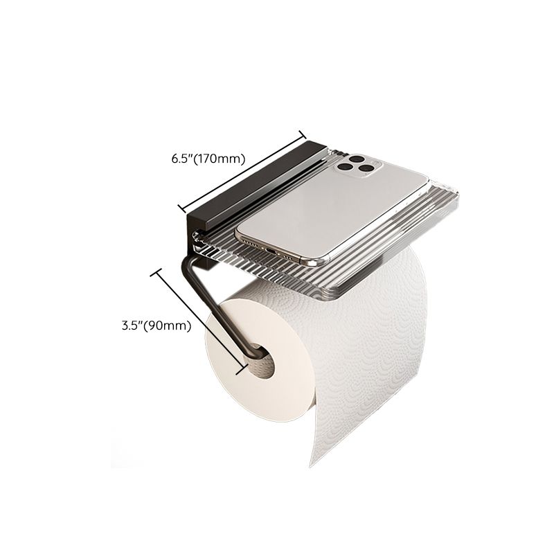 Black Bathroom Set Metallic & Acrylic Bathroom Accessories Set made of Stainless Steel Aluminium