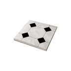 Modern Stone Look Plastic Flooring Waterproof Tiles with Square Edge