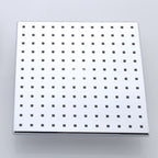 Square Shower Head Combo Large Shower Head with Hand Shower