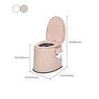 Modern Plastic Floor-Standing Toilet with Soft Close Seat for the Bathroom