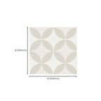 Square Interior Vinyl Floor Peel and Stick Coin Hole Graphic Waterproof Vinyl Floor