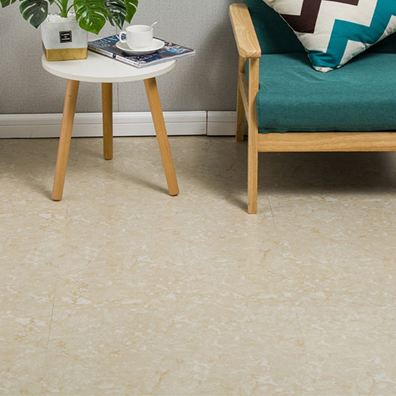 Waterproof Plastic Floor Tile Look Square Edge Floor Tile