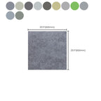 Square fireproof PVC floor coverings, removable and adhesive, waterproof PVC floor coverings