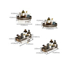 Contemporary bathroom accessory set 3-piece bath shelf with hooks
