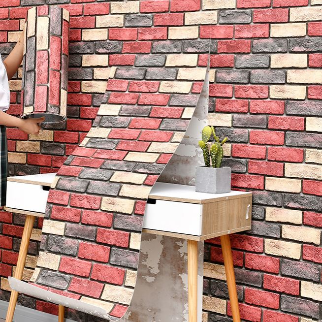 Industrial Wall Plank Brick Pattern Bathroom and Living Room Wall Panels