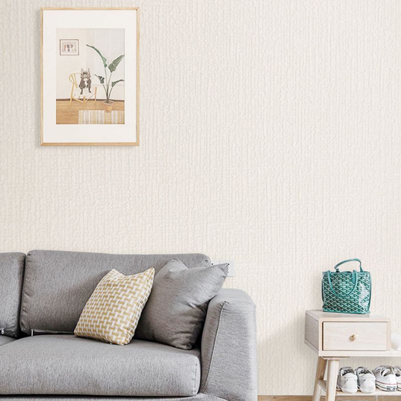 Modern Style Wall Panel PVC Living Room Peel and Stick Matte Texture Wall Covering