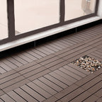 Traditional Floor Tiles Solid Color Click-Lock Flooring Tiles