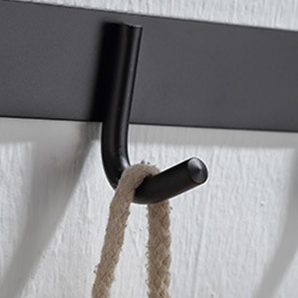 Modern Bathroom Accessory Set Bath Shelf Towel Holder Matte Black Bath Hardware Set