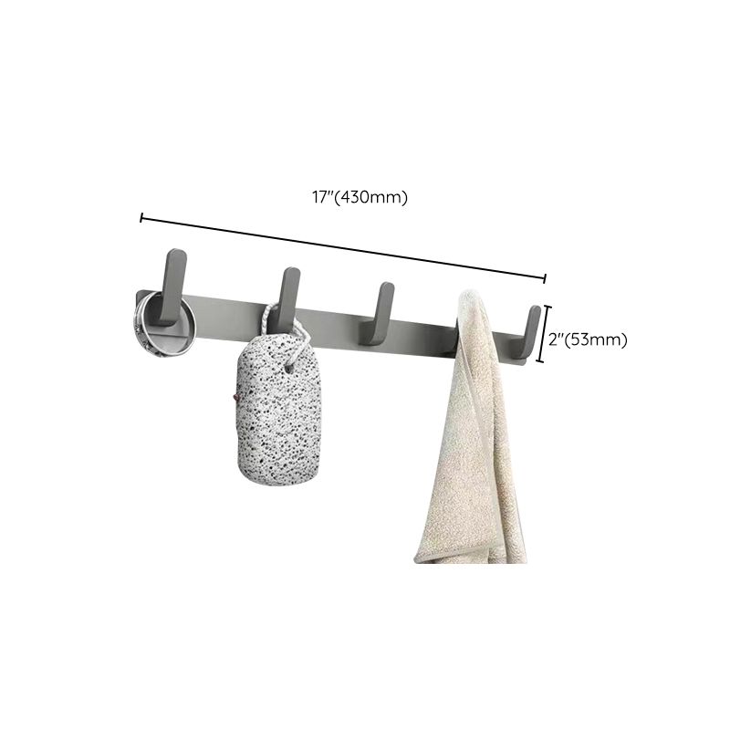 Matt gray bathroom accessory set bathroom shelf/towel holder & paper holder included