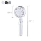 Plastic Scale Shower Head Adjustable Spray Pattern Shower Head