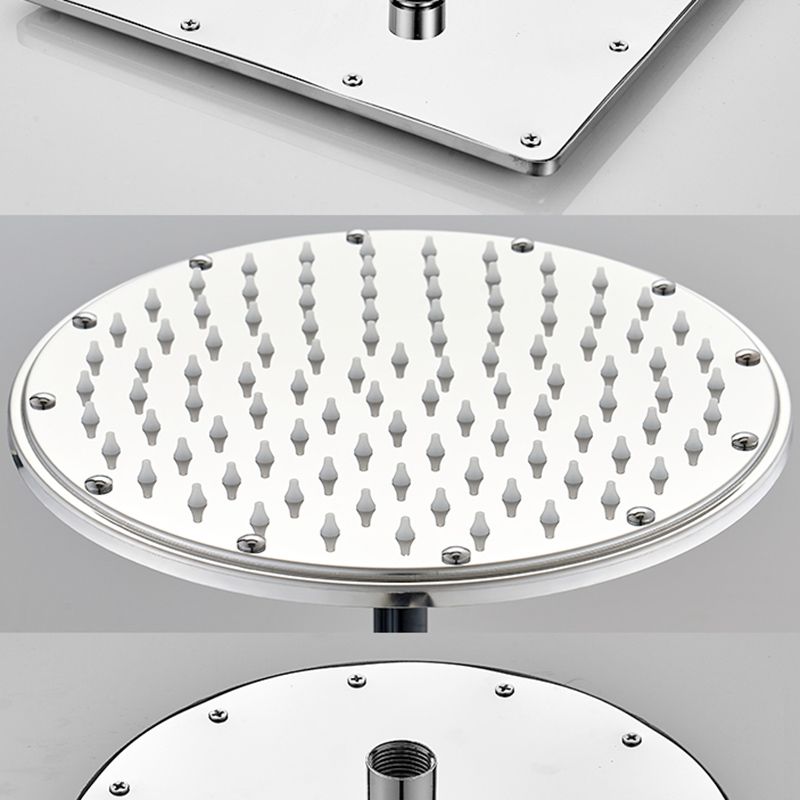 Solid square showerhead Standard spray pattern Large showerhead