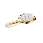 Contemporary Shower Head Square Golden Bathroom Handheld Shower
