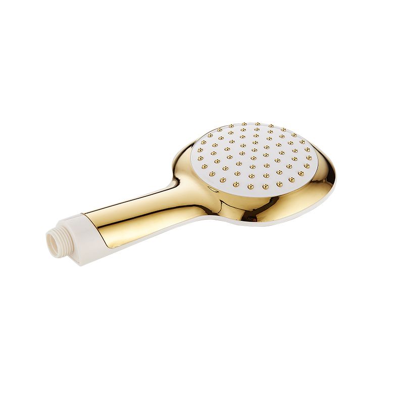 Contemporary Shower Head Square Golden Bathroom Handheld Shower