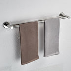 Modern Steel Bathroom Accessory Set Silver Bathroom Accessory Kit