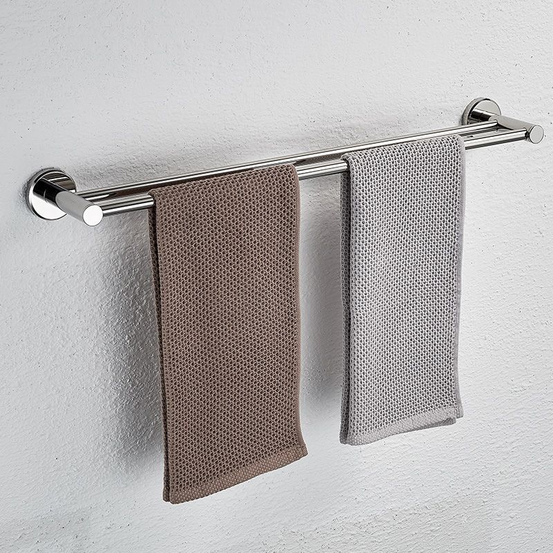 Modern Steel Bathroom Accessory Set Silver Bathroom Accessory Kit