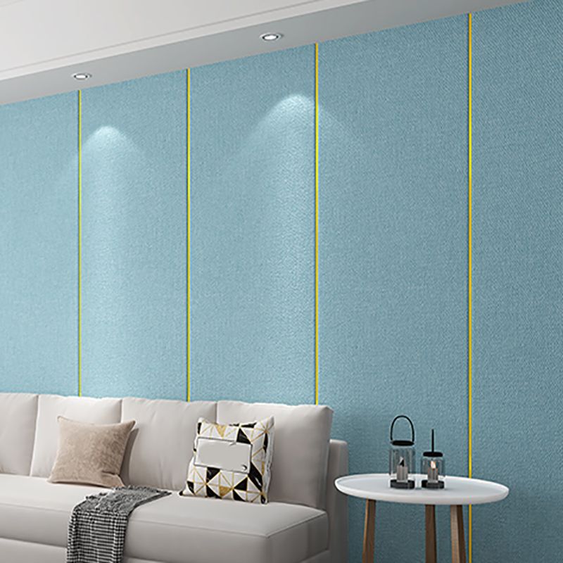 Modern Splash Guard Panels Waterproof Solid Color Peel-and-Stick Wall Covering