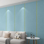 Modern Splash Guard Panels Waterproof Solid Color Peel-and-Stick Wall Covering