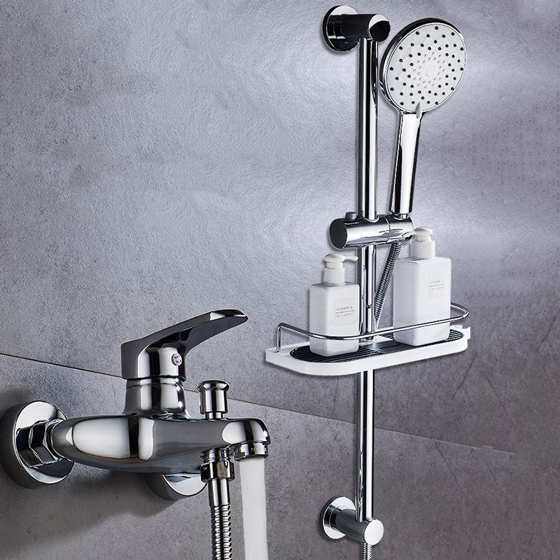 Tradition Fixed Bathtub Mixer Wall Mount Lever Handle Bathtub Mixer
