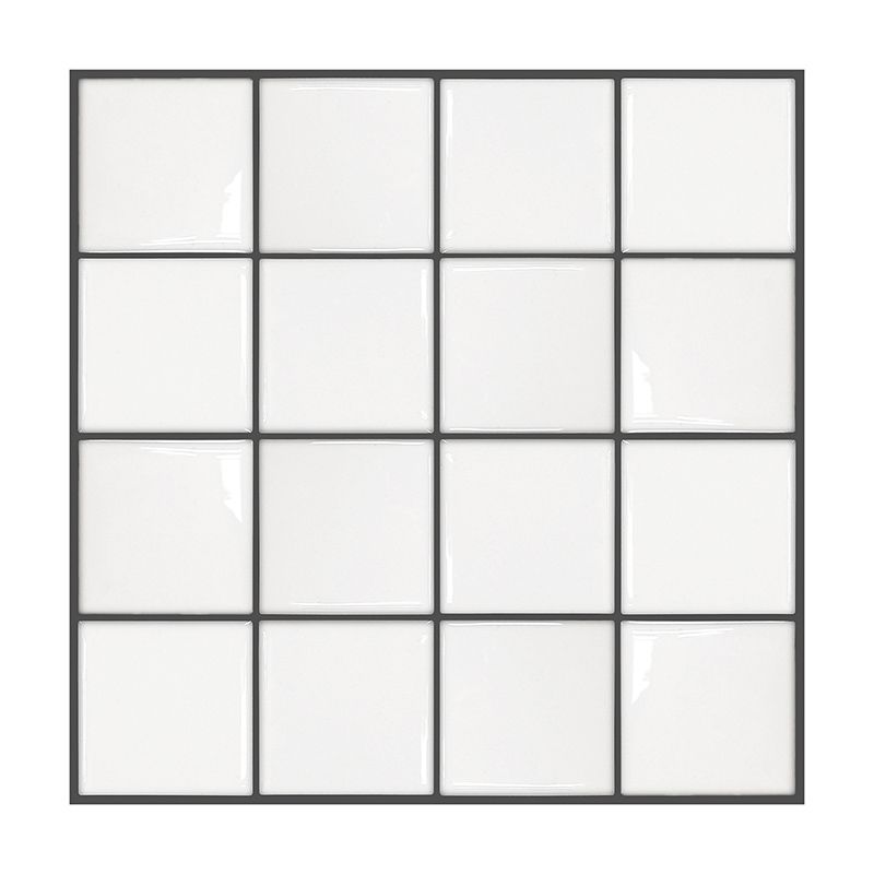 Pattern Matte Color Stone Peel and Stick Mosaic Tile Peel and Stick Tile Set of 2