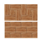 Parquet Pine Floor Tile Waterproof Click Lock Traditional Hardwood Floor for Living Room