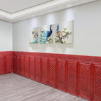 Wall Panel 3D embossed Peel and Stick waterproof back panels for living room