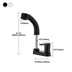 Modern 1-Hand Sink Faucet 2 Hole Centerset Bathroom Fixture