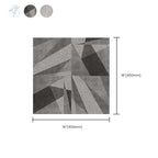 Peel and Stick Vinyl Flooring High Gloss PVC Floor Covering with Square Edge