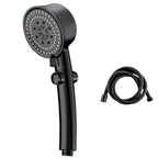 Wall Mounted Shower Head Modern Plastic Shower Head with Adjustable Spray Pattern
