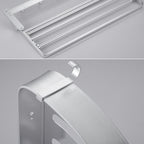 6-piece contemporary bathroom accessory set bathroom shelf/towel bar paper holder included