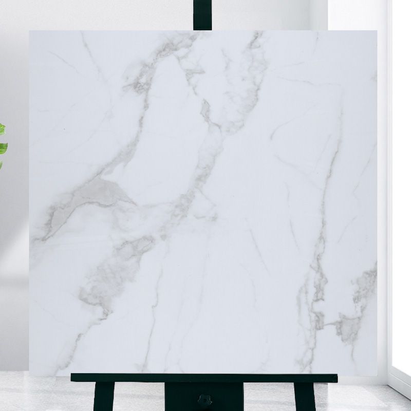 Modern Home Flooring Peel and Stick Marble Print Vinyl Floor