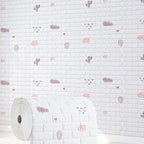 Industrial Wall Panel 3D Printing Bathroom Wall Panels in White