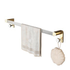 Metal and Acrylic Bathroom Accessory Set Transparent Bathroom Accessories