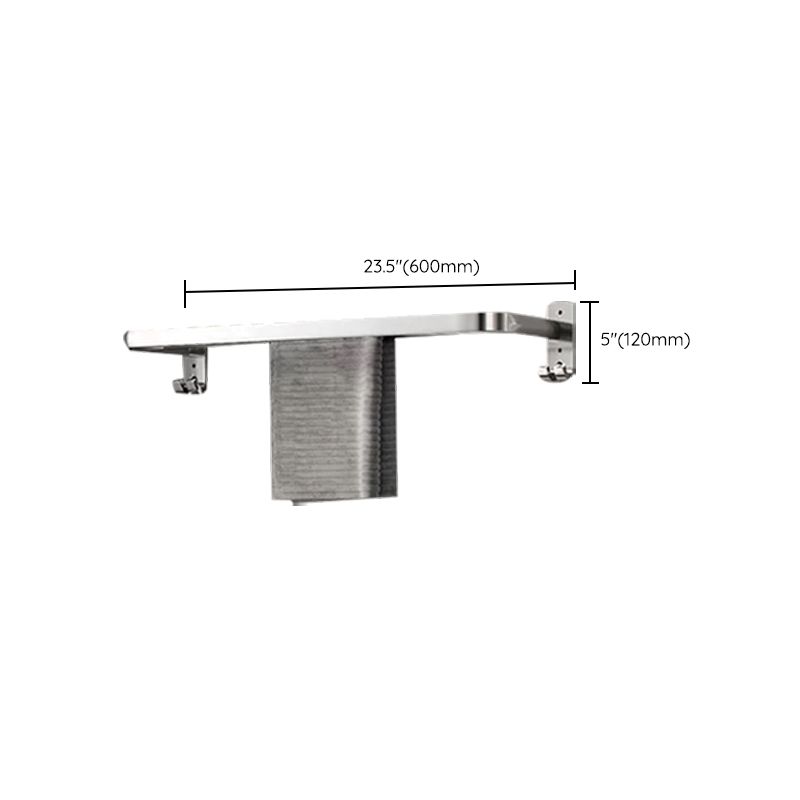 Modern Polished Chrome Bathroom Accessory Set made of Stainless Steel