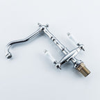 Traditional Kitchen Bar Faucet Double Handle High Arc No Sensor Bar Faucet