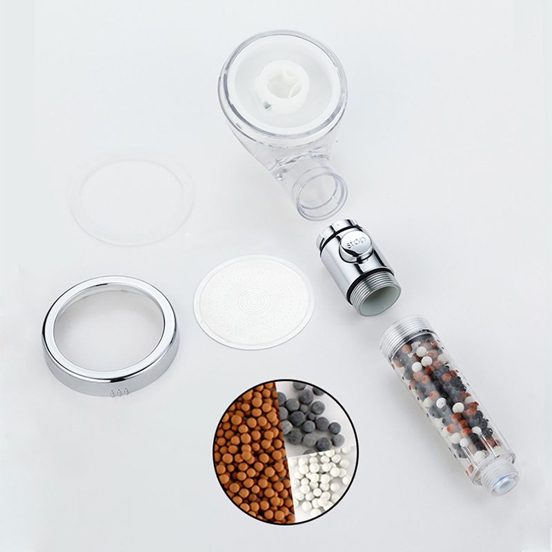 Handheld shower head with catalyst water filtration wall-mounted shower head