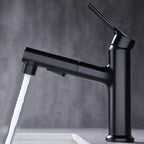 Round Vessel Sink Bathroom Faucet Simple Style Faucet with Brass Material