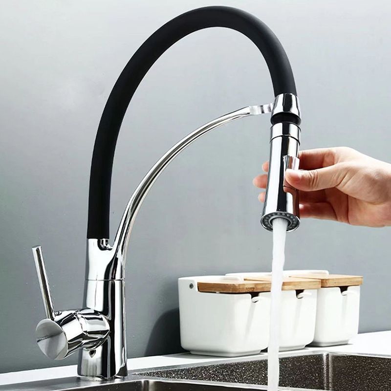 Modern 1-Hand Faucets Copper Touchless with Water Dispenser Standard Kitchen Faucet