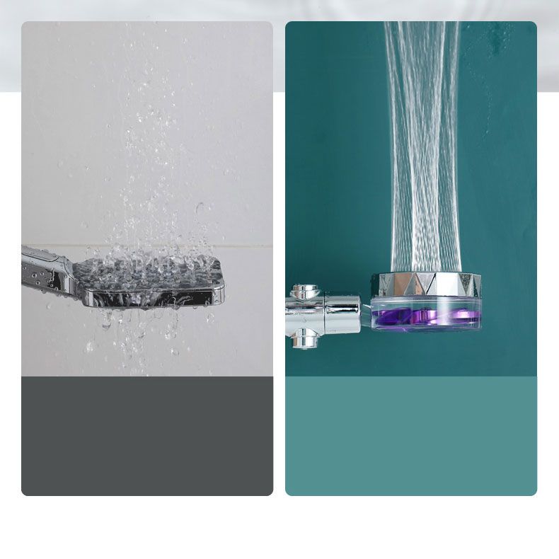 Contemporary Handheld Supercharged Showerhead Round Spray Head