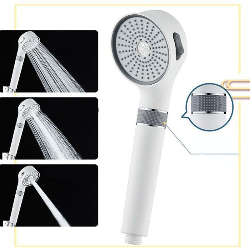 Showerhead 3-Stage Modern Round Plastic Water Filtration Hand Shower