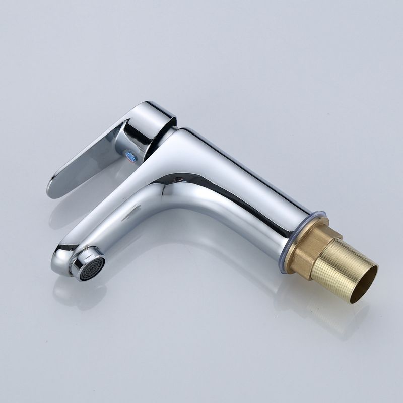 Modern Sink Faucet Monochrome Brass Sink Faucet for the Bathroom