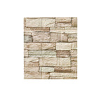 Country House Wall Shelf 3D Brick Living Room Wall Panel Set of 2