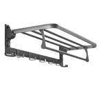Contemporary Gray Bathroom Hardware Set Bathroom Shelf/Towel Bar Including Bathroom Set