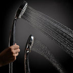 Round Handheld Showerhead Modern Style Hand Shower for Home