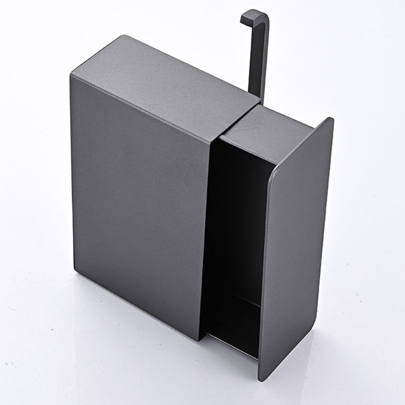 2-piece Stainless Steel Classic Bathroom Accessory Set Black & Chrome Paper Holder