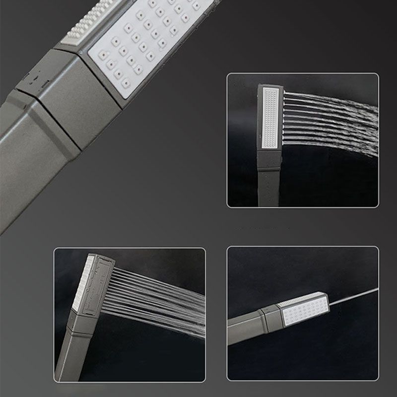 Contemporary Showerhead Solid Color Plastic Handheld Showerhead
