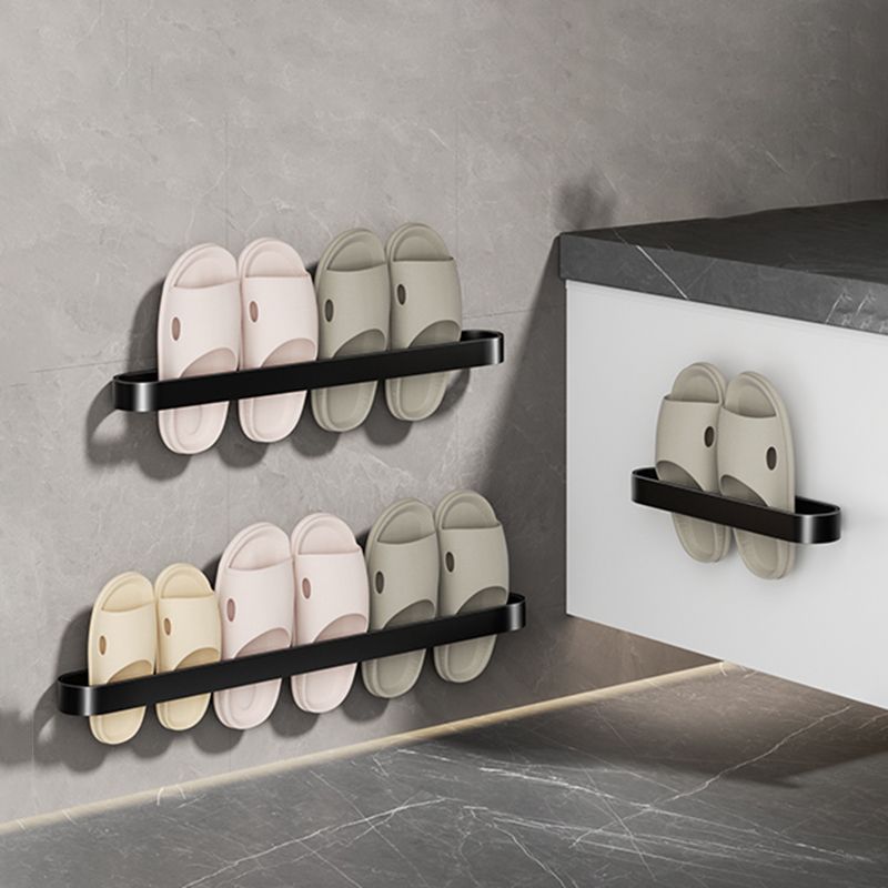 Minimalist Bathroom Accessories Set Metal Slipper Rack/Towel Holder