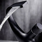 Contemporary Container Copper Brass Knob Handle Low Arch Container Faucet