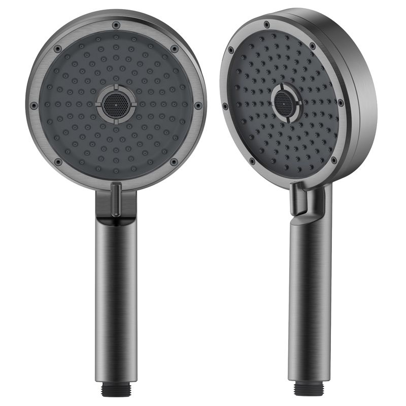 Matt Black Hand Shower Modern 3-Stream Round Wall Mounted Hand Shower