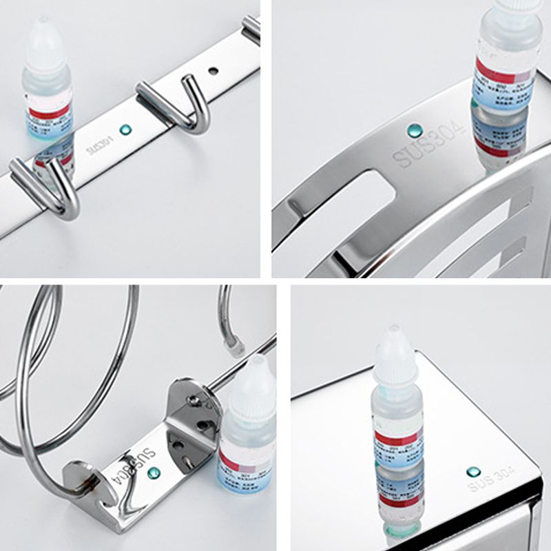 Modern Stainless Steel Bathroom Accessories Towel Bar Bathroom Set